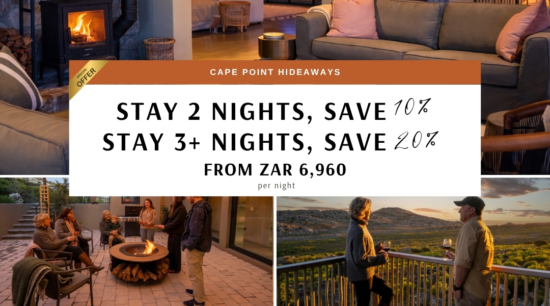 Cape Point Hideaways Winter Special SADC