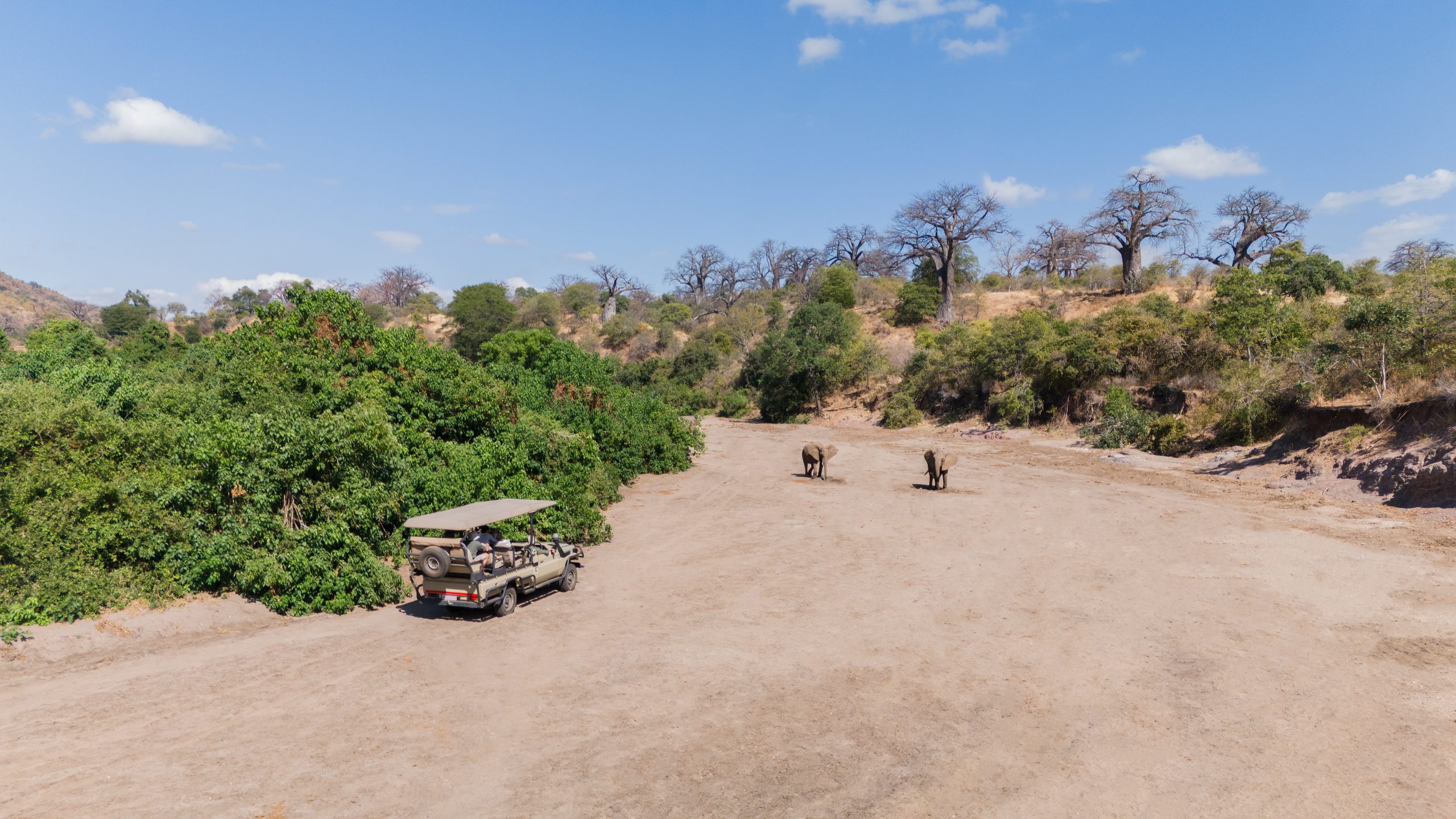 Game Drives Through Riverbeds